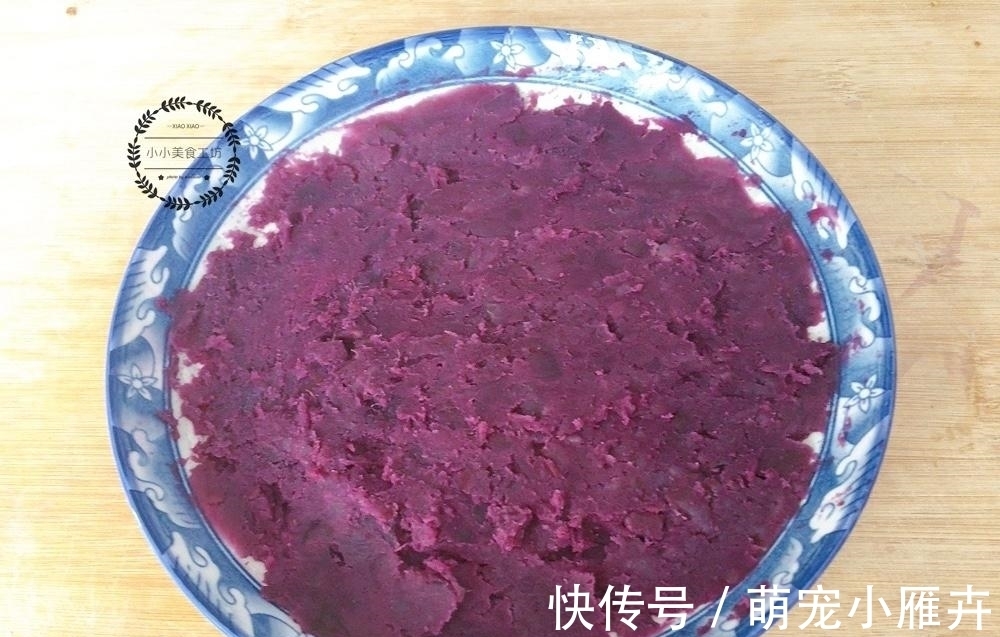 2个紫薯2张手抓饼,教你做美味紫薯卷,无水无油,香甜酥脆真好吃