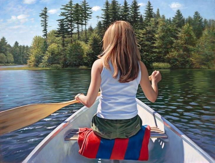 加拿大$无忧无虑的夏天:加拿大艺术家理查德 丹尼尔作品欣赏