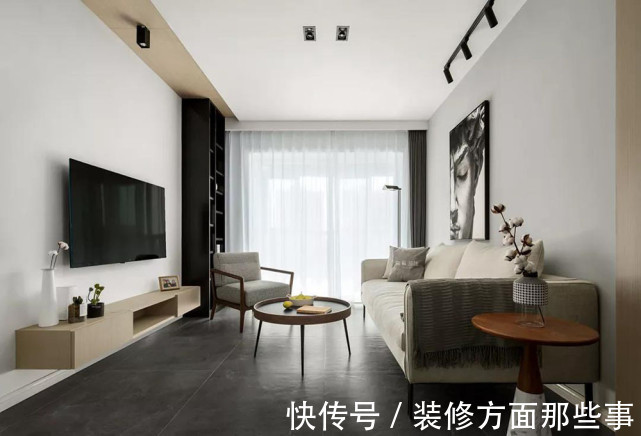 装饰画|86平简约风三居室,半隐藏半开放式餐厅太有感觉了