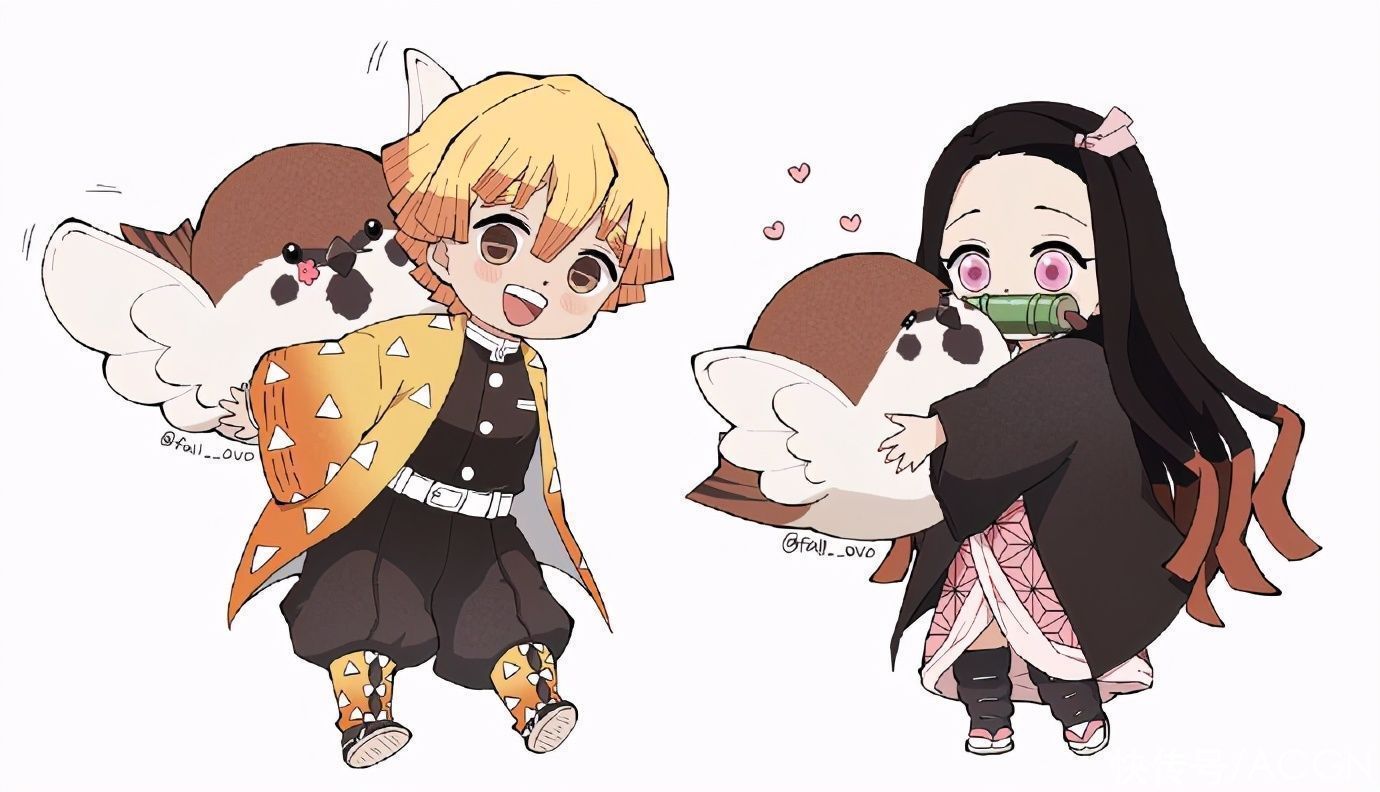 鬼灭之刃|鬼灭之刃:善逸祢豆子太会秀恩爱了!COS白雪公主,还一起逛街