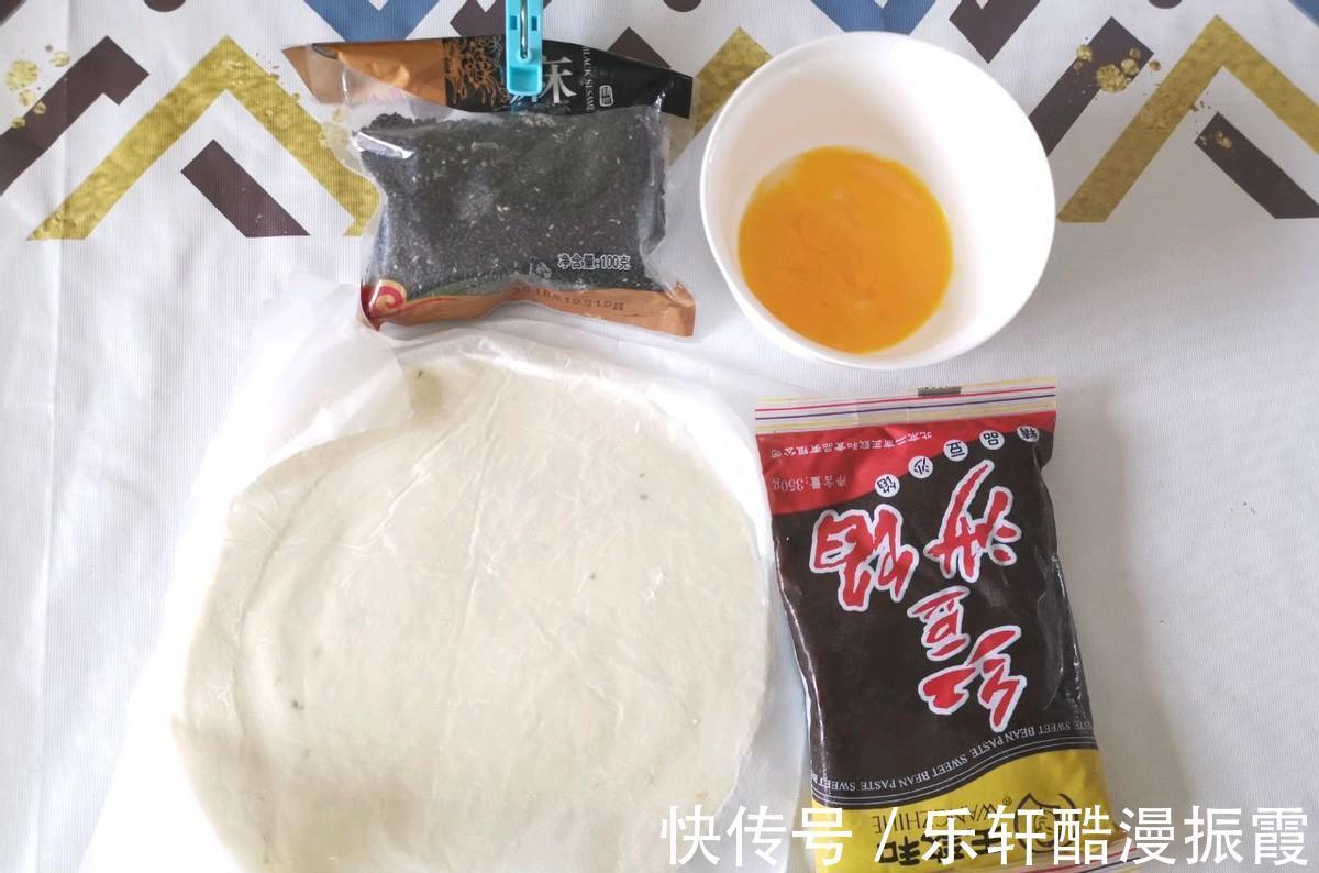 家庭版|家庭版豆沙扭扭酥,香酥可口,美味香甜