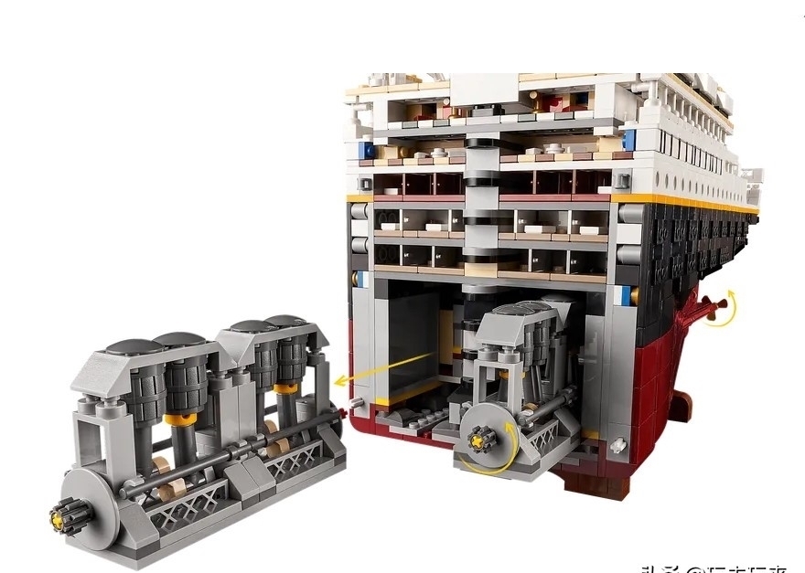 tit乐高LEGO年度巨献「泰坦尼克号」:9千多块积木,再现震撼经典