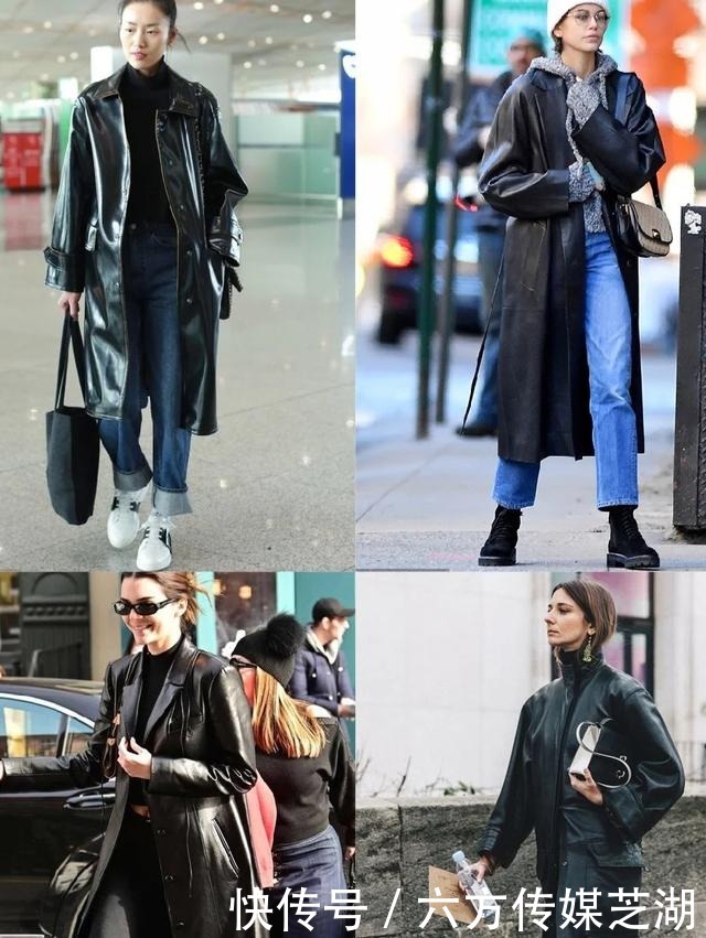 长款|冬季怎么打造强大气场?拥有一件长款皮衣就行了,难怪博主们都爱