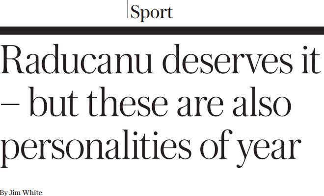 拉杜卡努|美網(wǎng)冠軍獲獎無懸念!六人競逐B(yǎng)BC年度體育人物 拉杜卡努呼之欲出