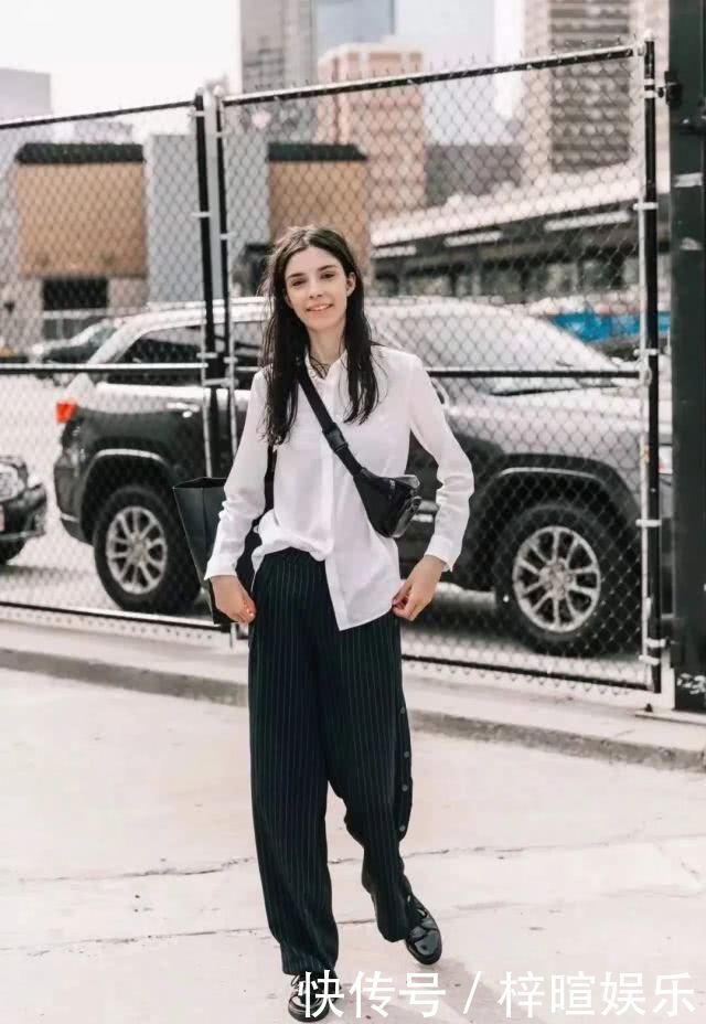 时尚穿搭衬衫＋裤子＝2020春夏正流行，超超超超超时髦