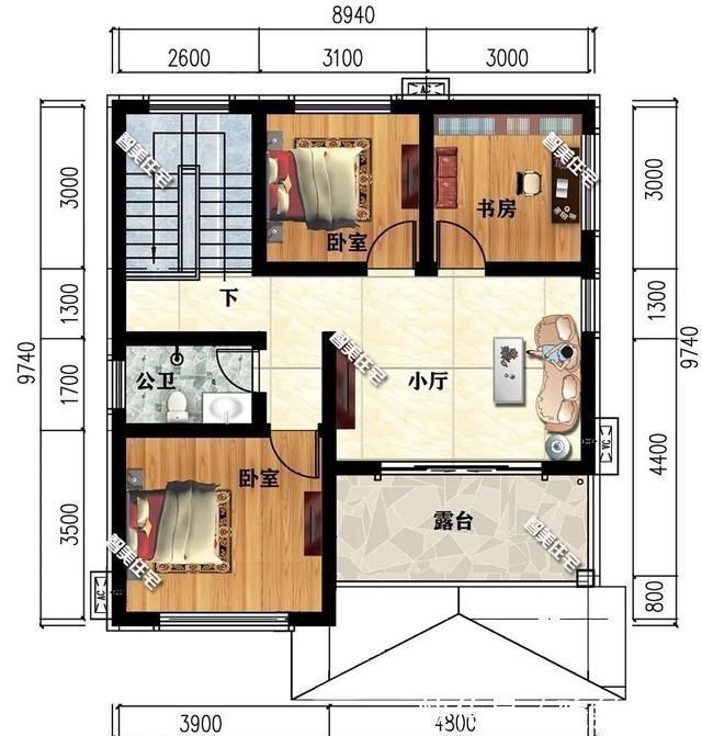 预算|小户型简欧别墅，占地面积一百以内，预算28万就能建