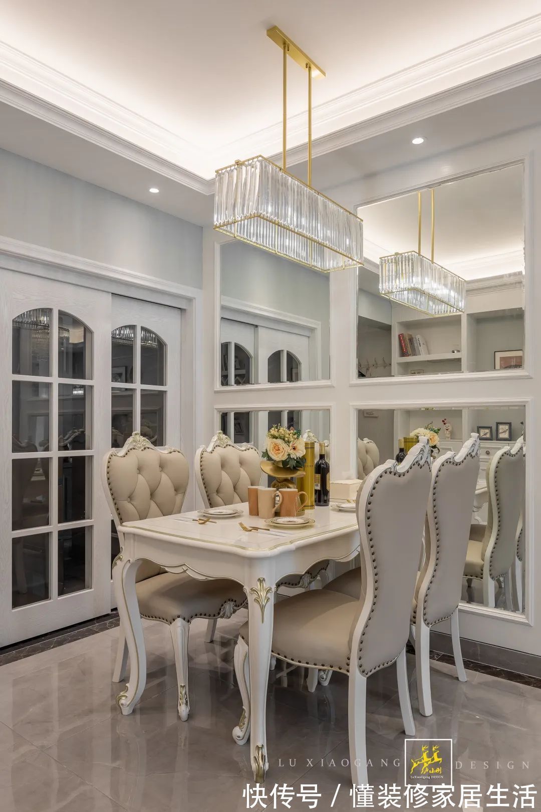 简欧风|93㎡简欧风,轻松舒适的华丽,浪漫精致而高级