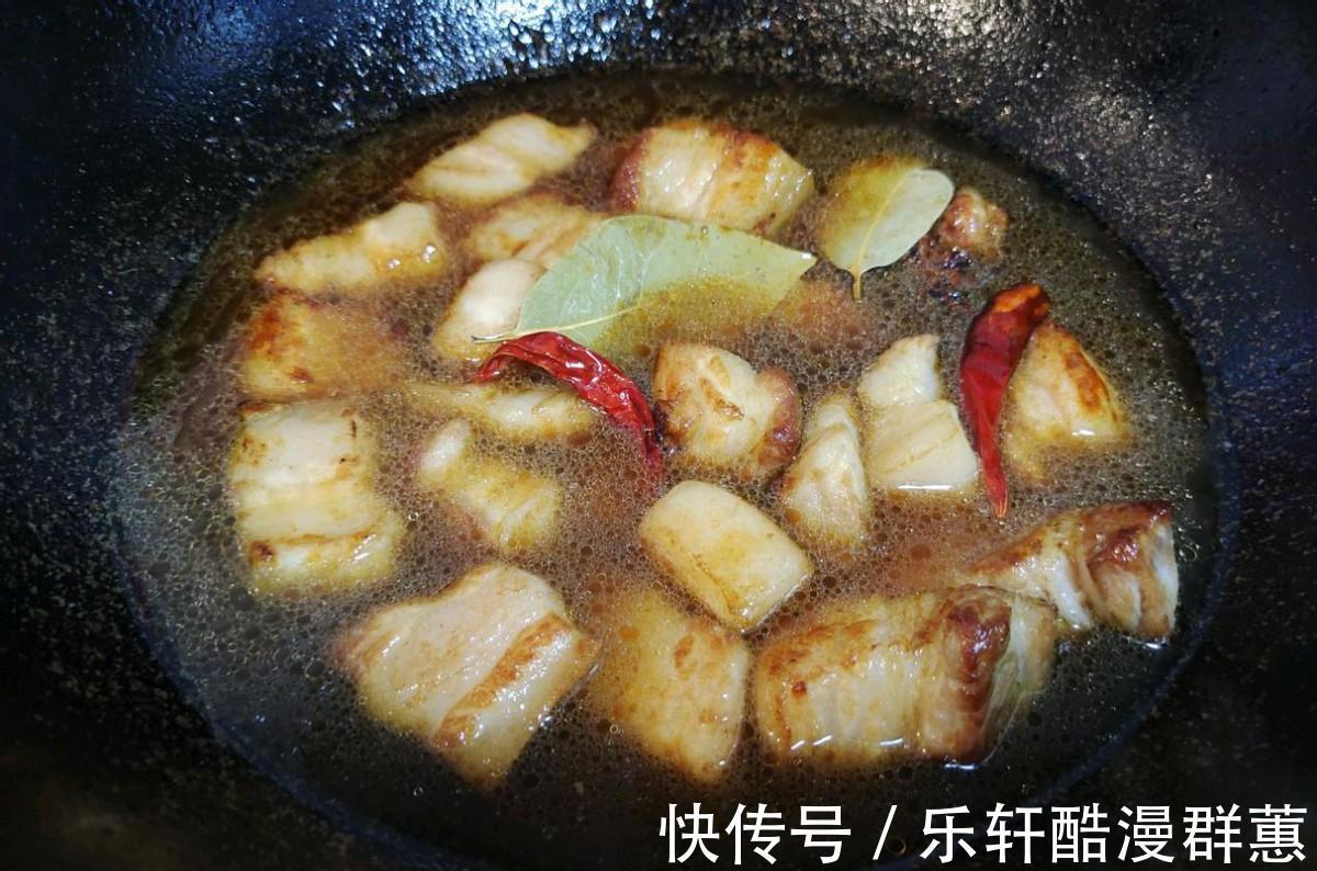 红烧肉的家庭版做法,软烂香酥,好吃不腻,一学就会