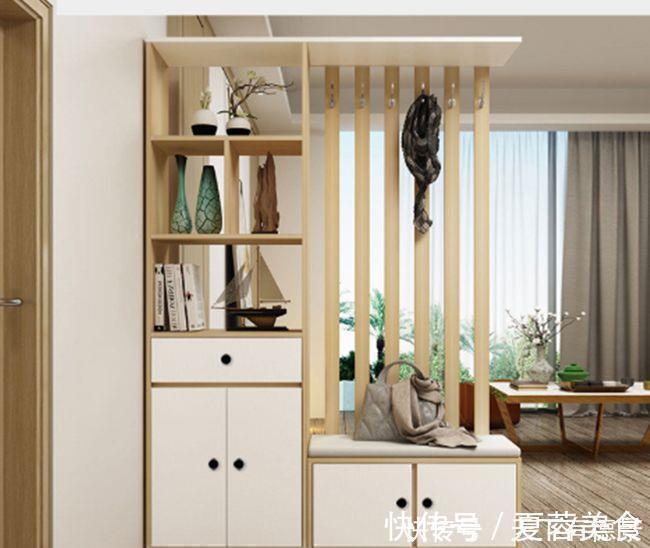 鞋子|入户没有玄关？这样设计真大气，储物隔断两不误，小户型设计典范
