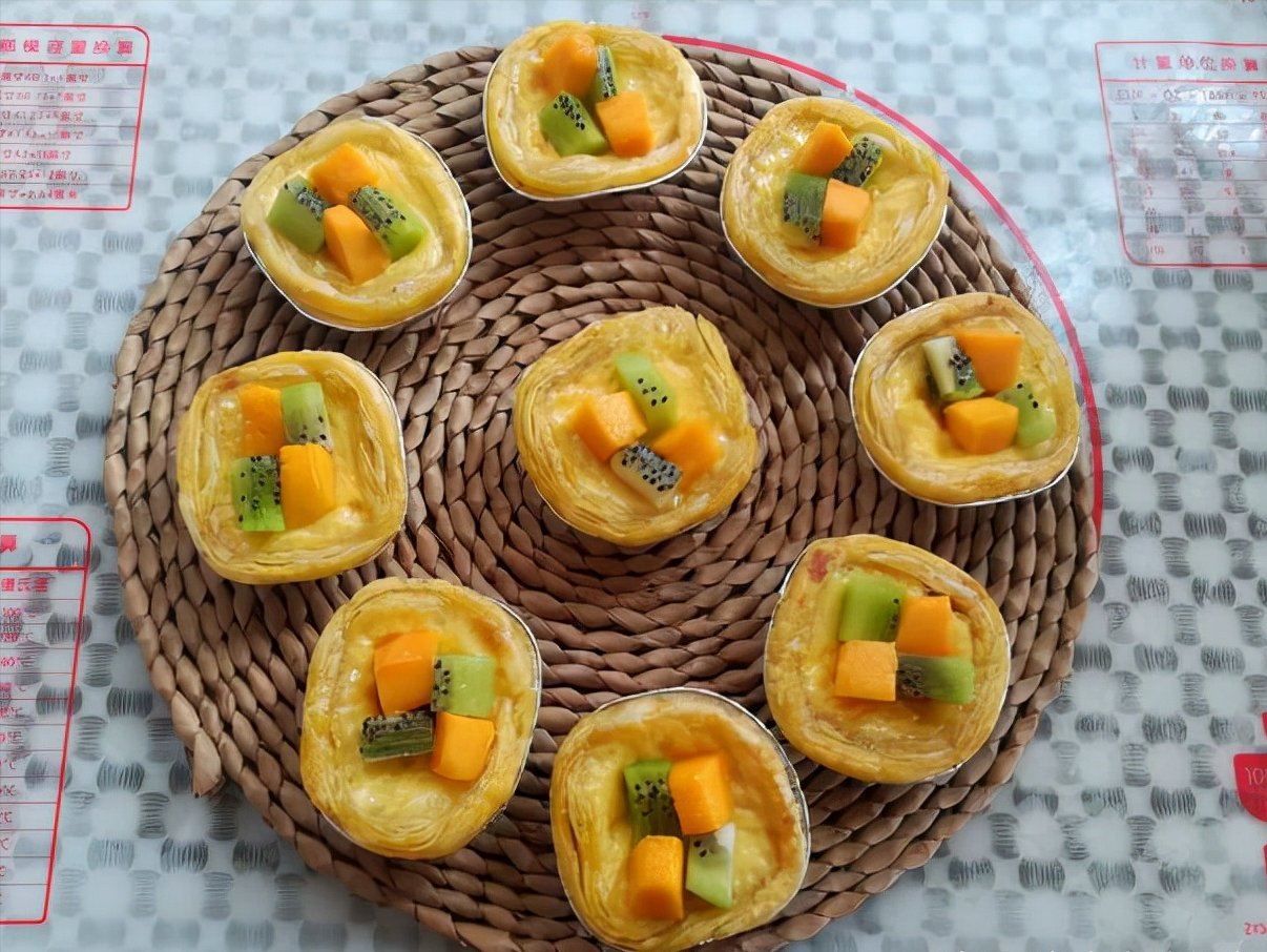 蛋挞最简单的做法,不放淡奶油也好吃,无添加孩子吃的安心