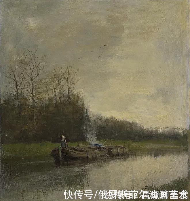 莫夫@荷兰画家，海牙画派的代表人物~梵高妹夫的风景油画作品欣赏