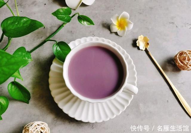 豆浆|家人的早餐我从不马虎,用燕麦和紫薯打成豆浆,好喝又营养