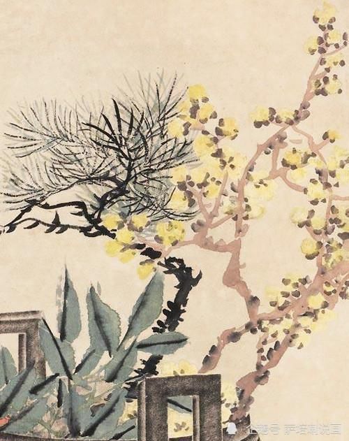 百事如意$博古清供图,吉祥又好看,赵之谦绘《百事如意》