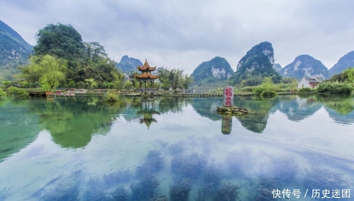 冬游广西｜袖珍版桂林山水！在靖西鹅泉，赏秀美风光