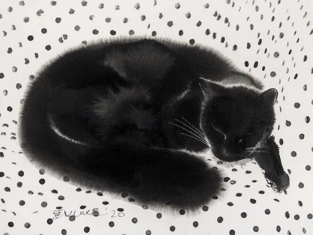 专画国画的老外,竟被10万人狂热追捧,看完作品立马佩服不已