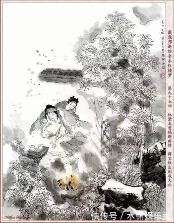 宝玉!林黛玉不再伤心焚稿断痴情薛宝钗出闺成大礼借紫鹃遭拒