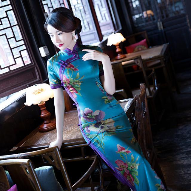 女人味|改良旗袍连衣裙,独具女人味