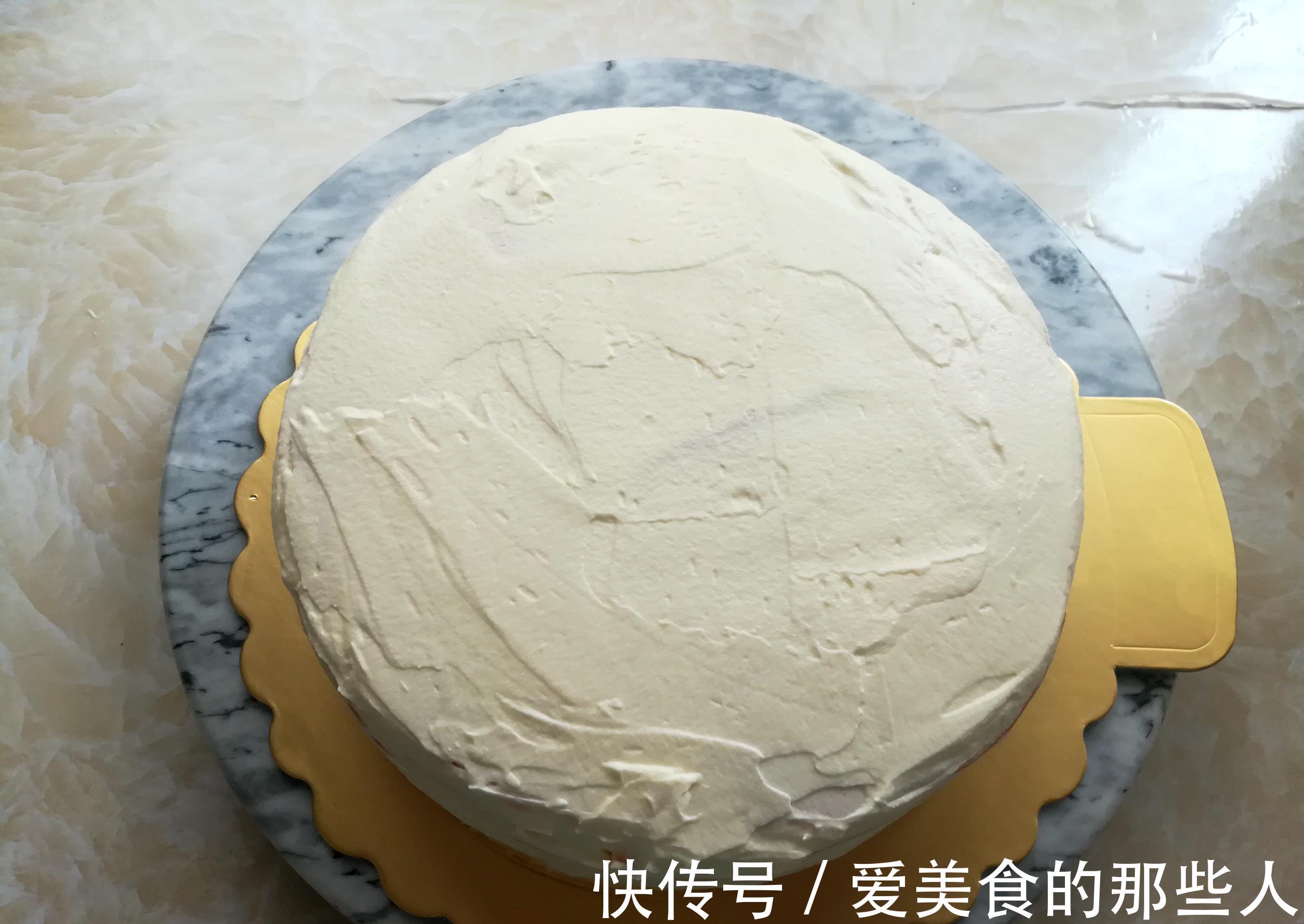 芒果|这蛋糕做法简单省事,不抹面不裱花,平底锅就能做,花费不到50元