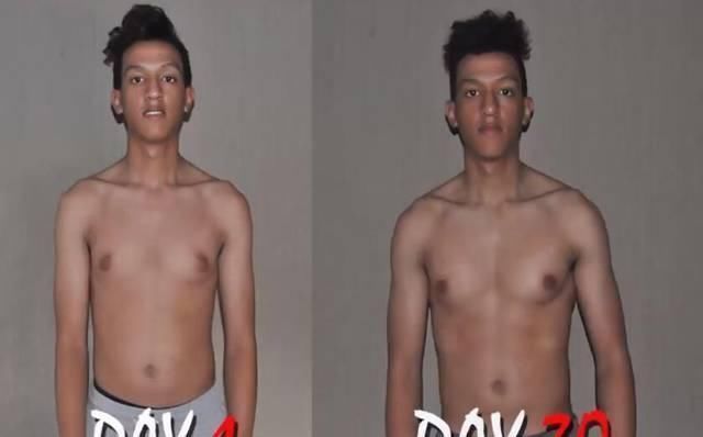 乔治|每天100个俯卧撑,30天转型真实是这样子吗?壮汉改变值得深思!