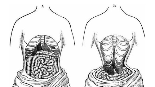 古代畸形审美，欧洲束腰中国缠足都已废除，唯日本将其传承了下来