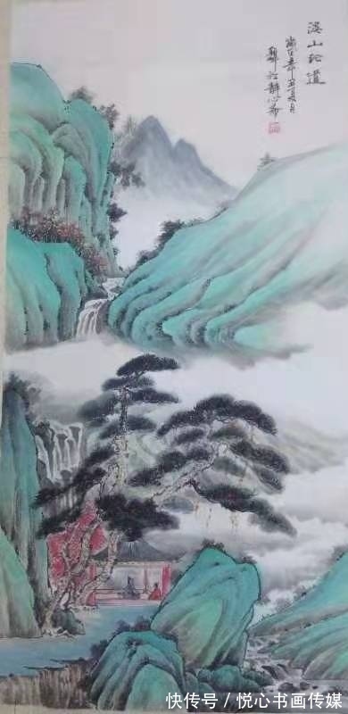 山水画&笔情墨韵的山水画,画家刘朝峰山水画作品欣赏
