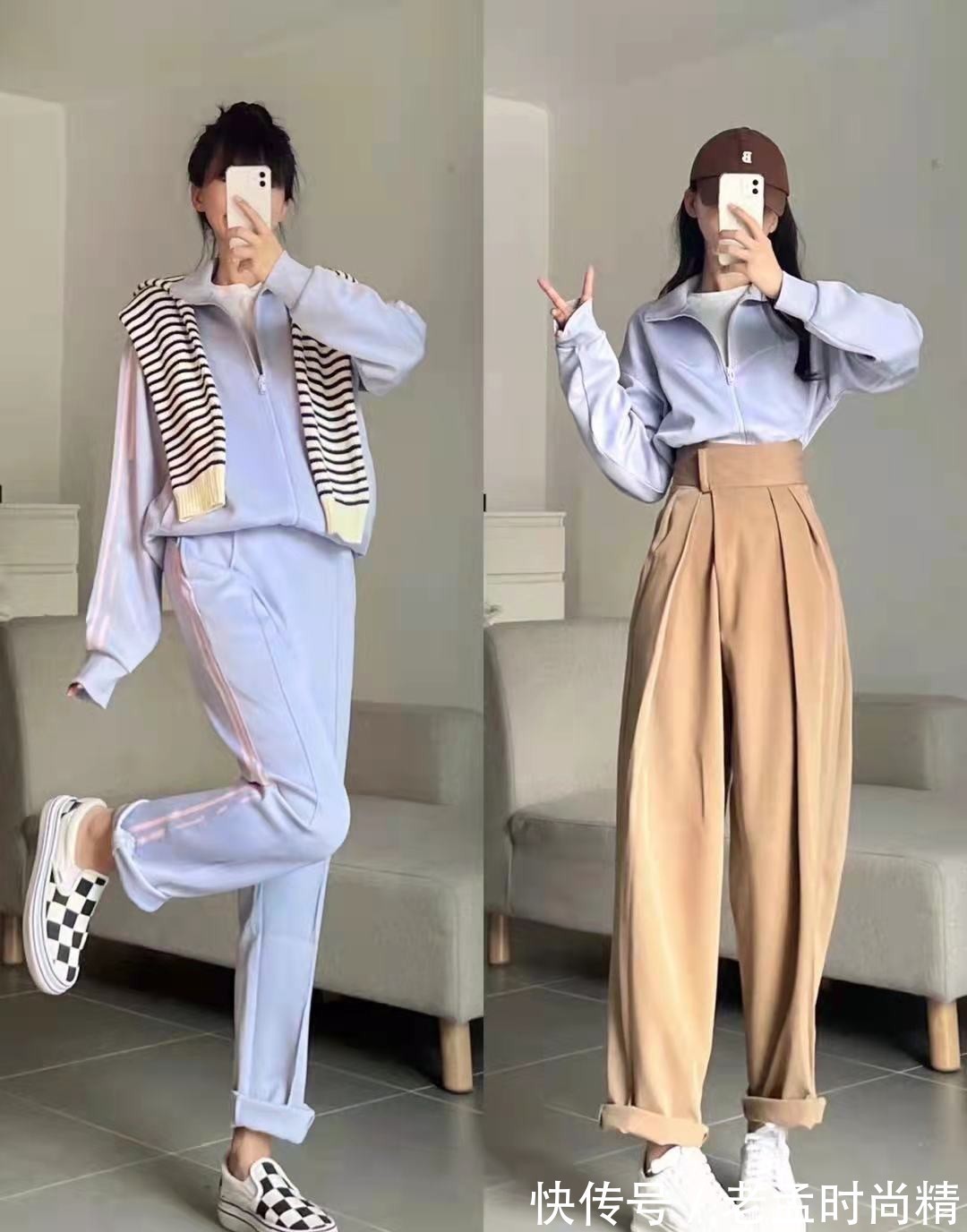 针织开衫|这16套Look轻松穿出休闲感,有层次感又时髦