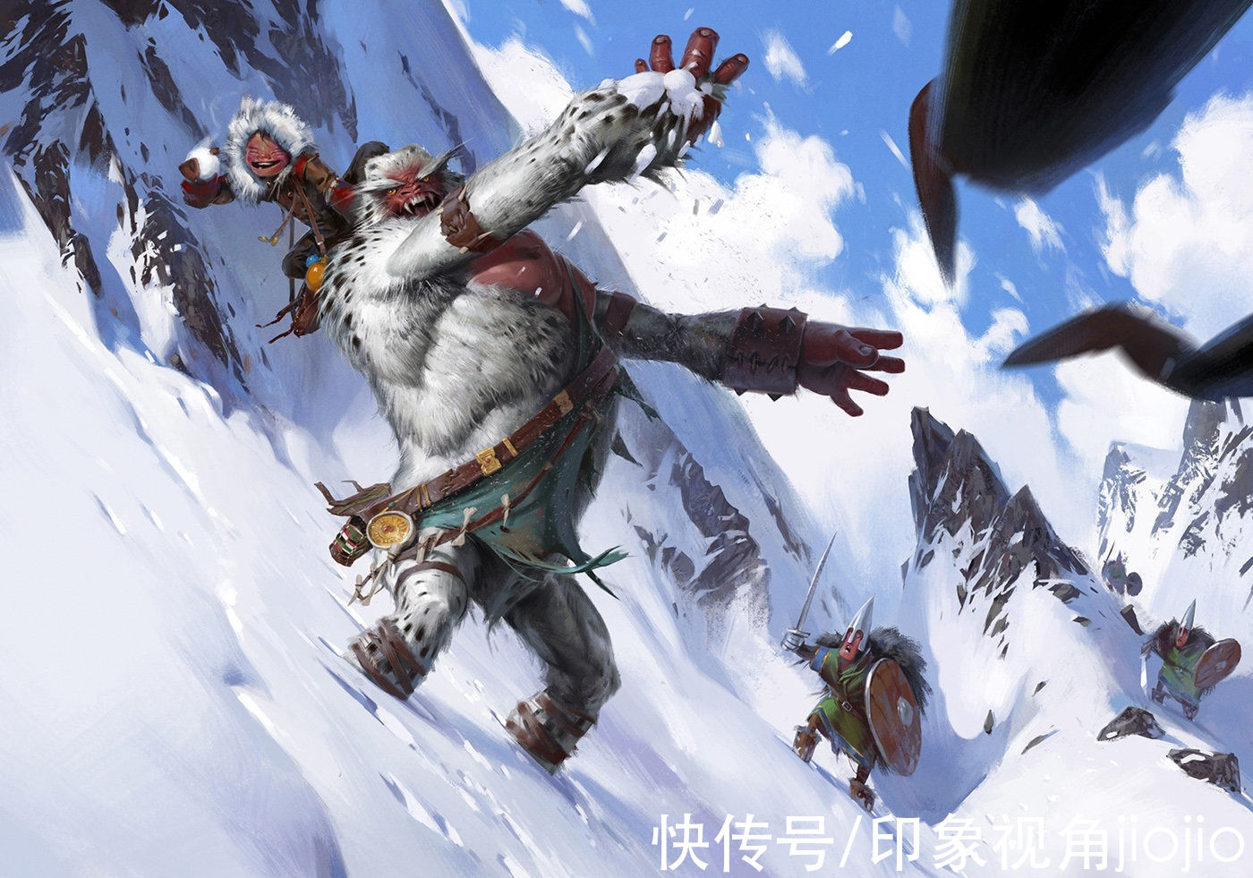 jiojio$粗犷笔触的CG插画艺术，每一幅画都很有故事感，色感超强