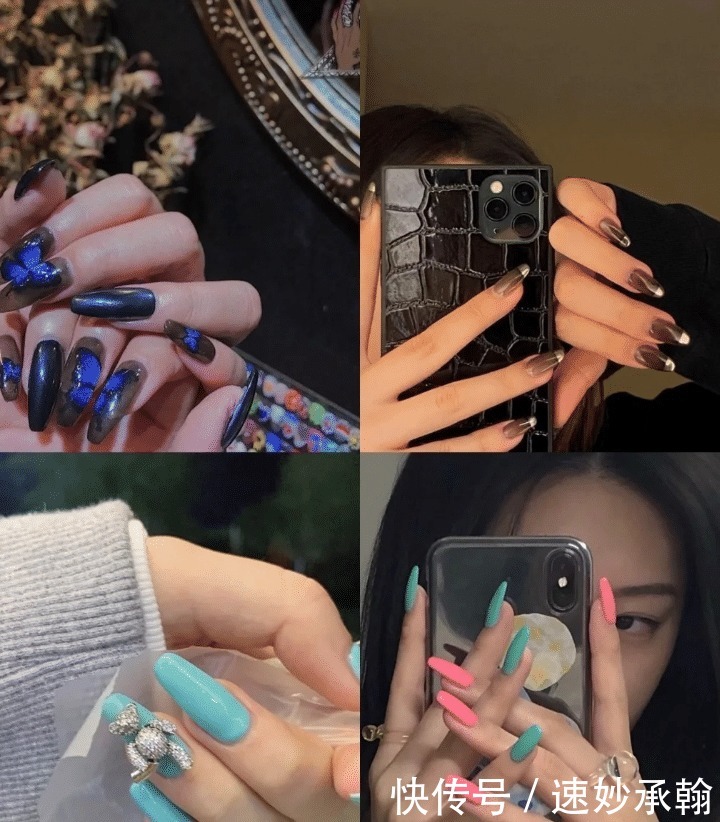 风格超酷的欧美风美甲,拿图去做!