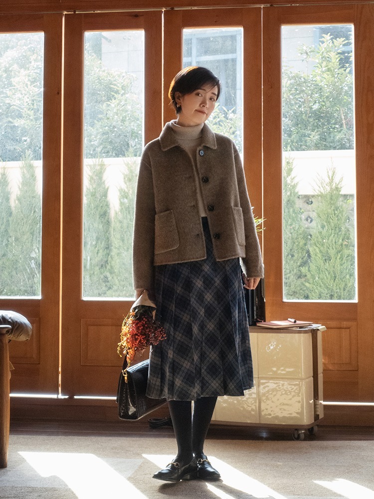 博主 今年冬天,见过世面的女人都爱“毛呢外套”,简单大气还耐看