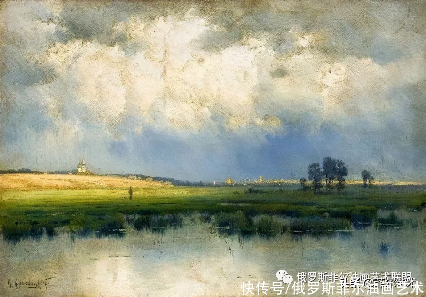 「经典作品」这风景油画是我的最爱！大气，磅礴，美醉了