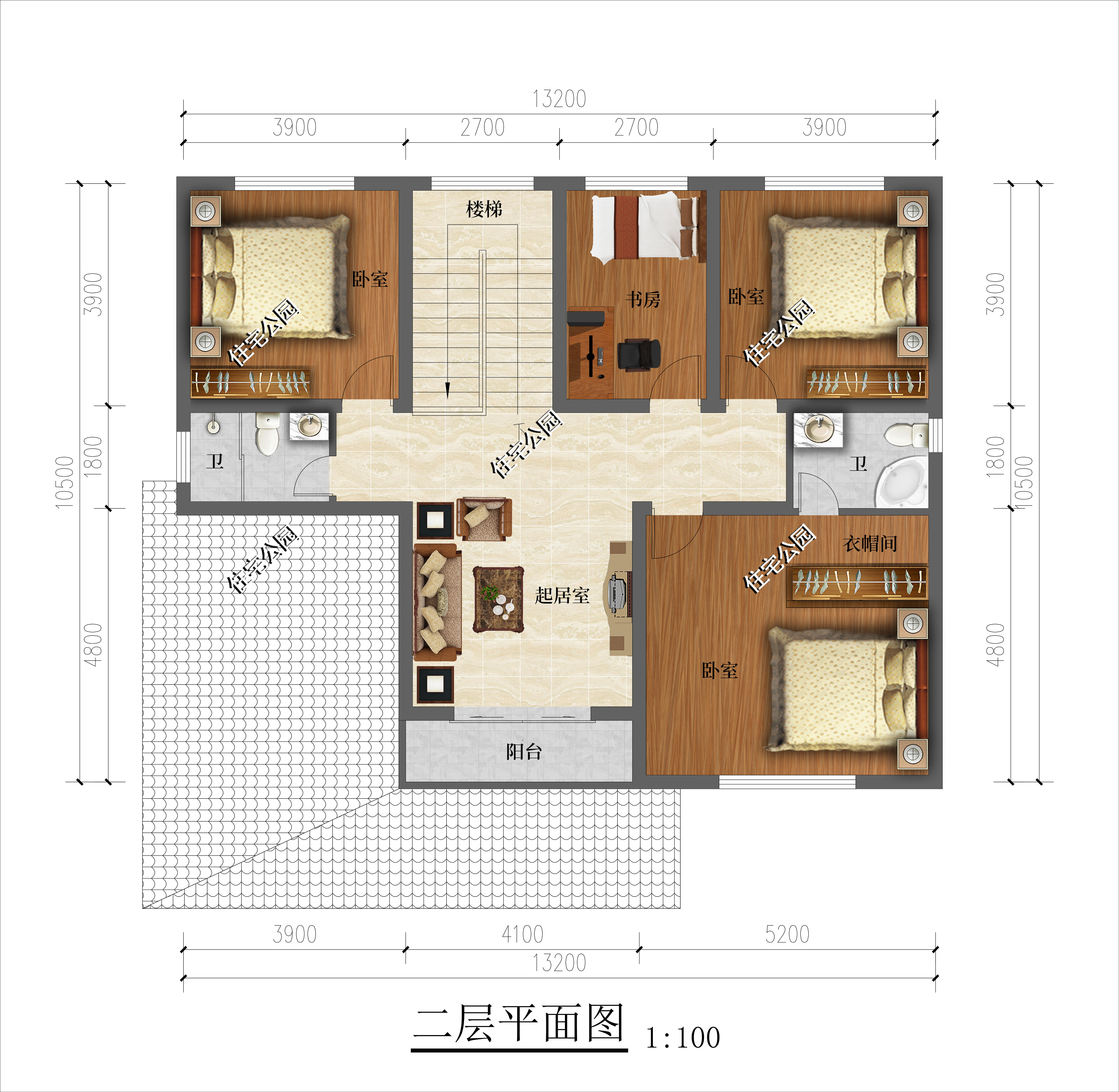 农村新房|户型实用占地适中，2022年的农村新房，盖这套准没错