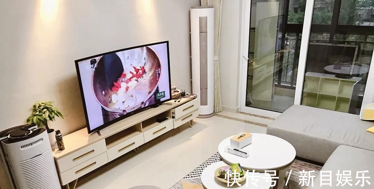 电视机|终于入住新房，漂亮极了，入户鞋柜特别喜欢，忍不住晒晒全屋！