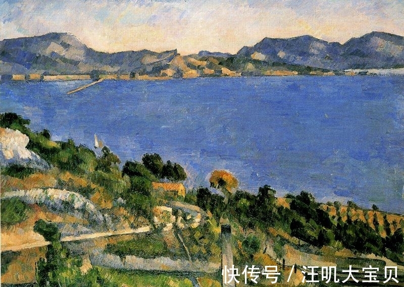 油画$他一生反对印象派,终于大器晚成,他的油画有结构色彩的美和诗意