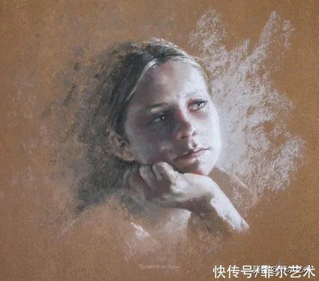 艺术学院$法国女粉彩大师,描绘的女性之美,细腻柔和
