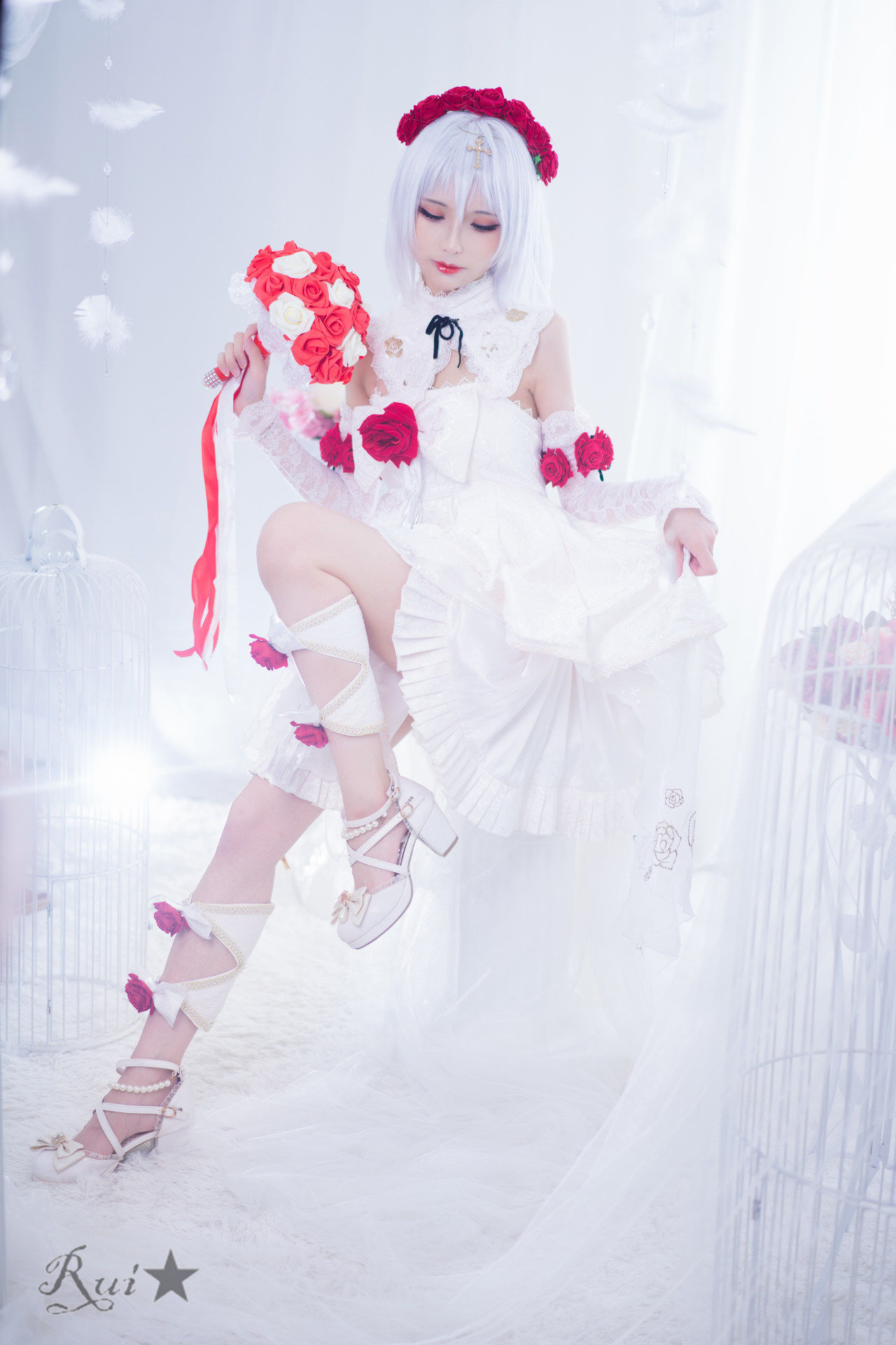 德丽莎|《崩坏三》德丽莎月下初拥cosplay