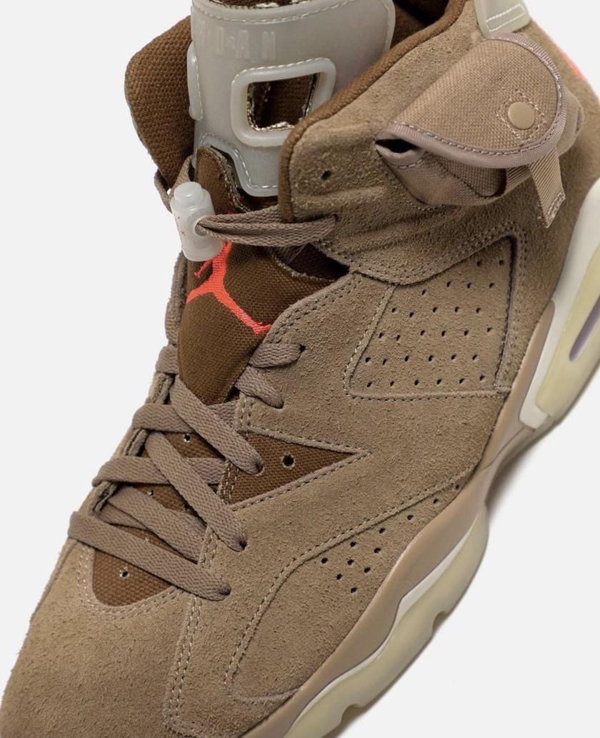 Travis Scott x AJ 6 再迎最新美照！这颜值你打几分？