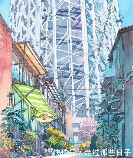 《你的名字》手绘画面,这些美到窒息的场景原来都是他画的