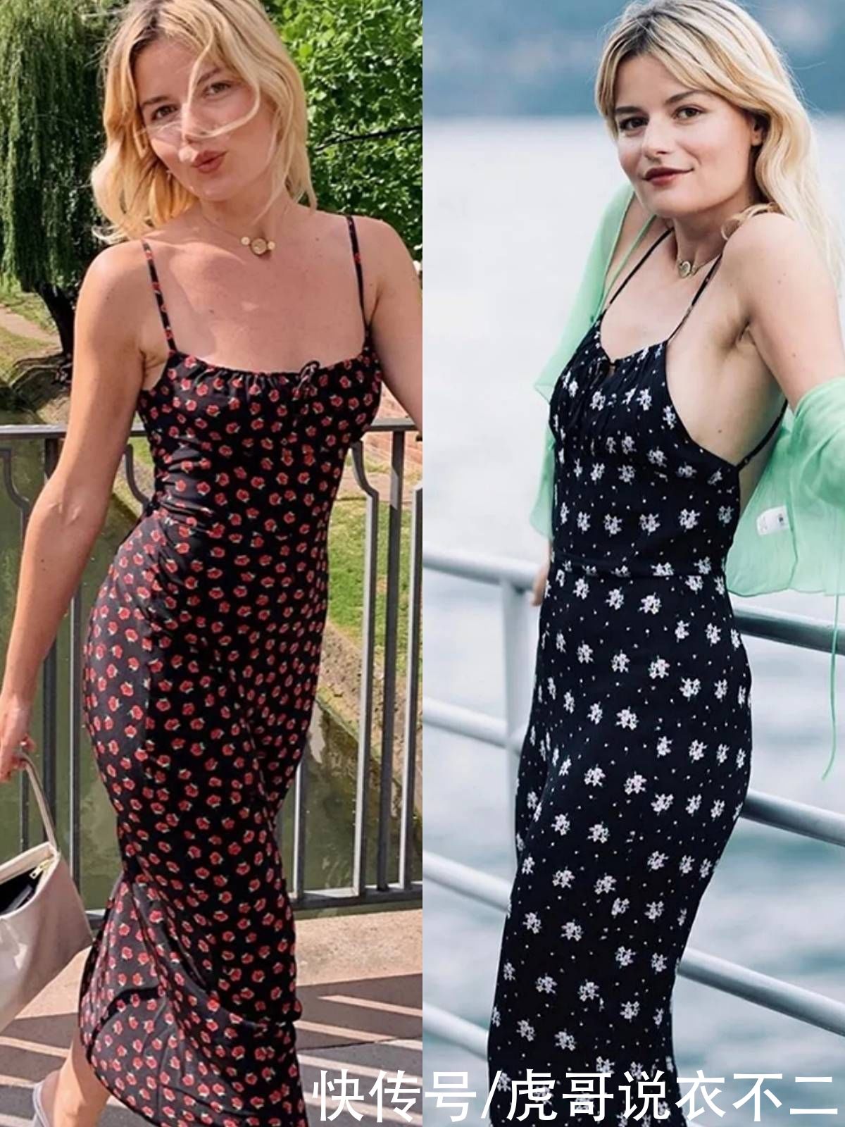 Slip dress才是初夏的“真香”单品，优雅有女人味，时髦精都在穿