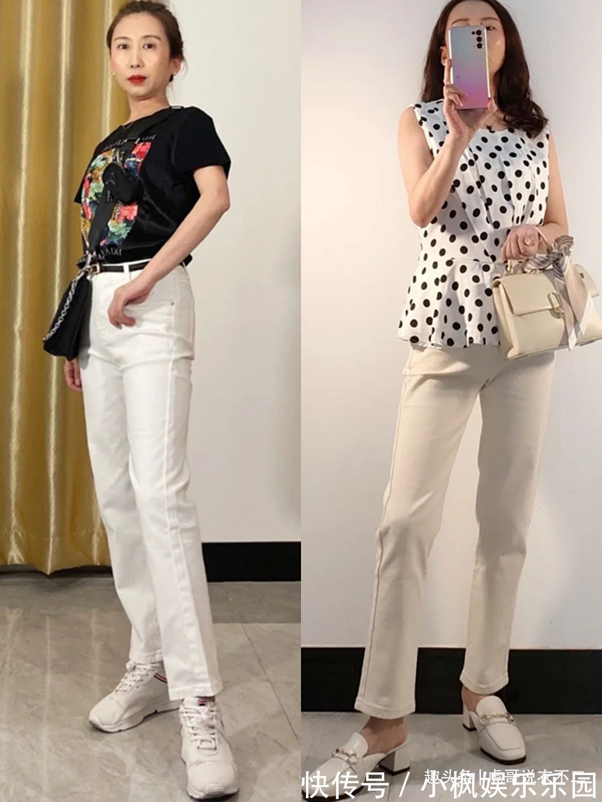 优雅|白裤子配什么上衣才优雅?夏季建议50岁女人配这几种,高级又大气