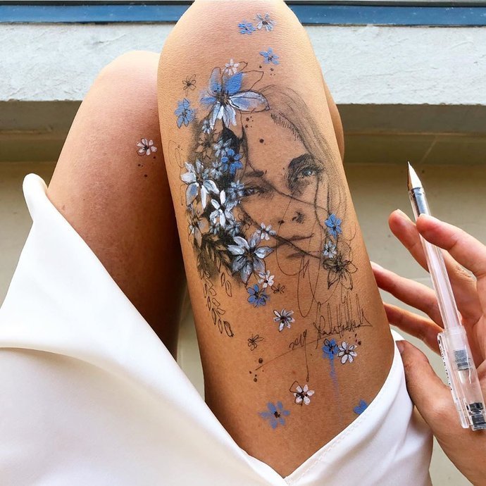 裙子|当她们掀开裙子,露出“惊艳”的大腿时,所有人都看呆了