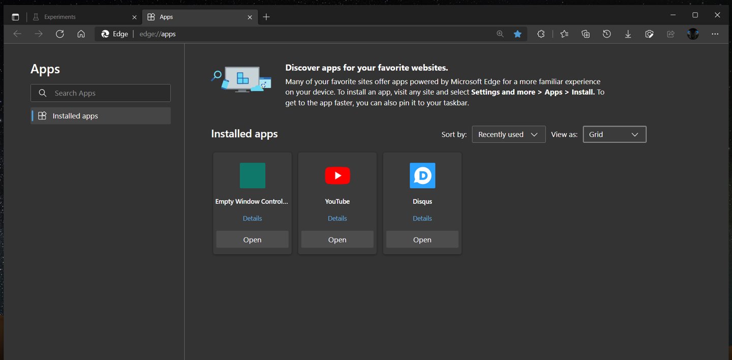 mspoweruser|微软 Edge Canary 浏览器 PWA App 页面升级：刷新体验