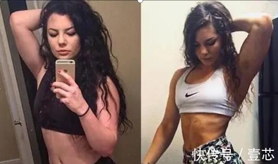 运动|姑娘体重120斤,用1年时间将体脂降到14%,体重没变身材大不一样