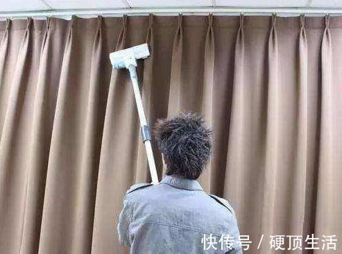 棉布料|窗帘没洗过?用这招,不用拆不用水洗,干净如新,太厉害了
