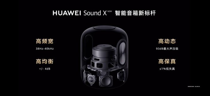 音箱|华为首款三分频智能音箱升级音质体验 新一代HUAWEI Sound X开启首销