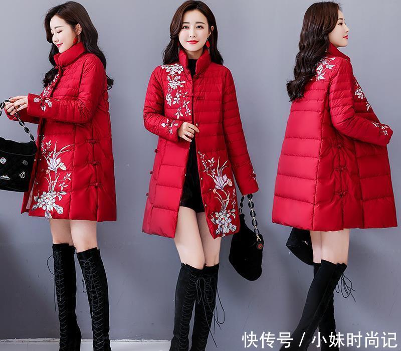 棉服|这几款“民族风”棉服外套, 6070后女士穿, 美的人人羡慕