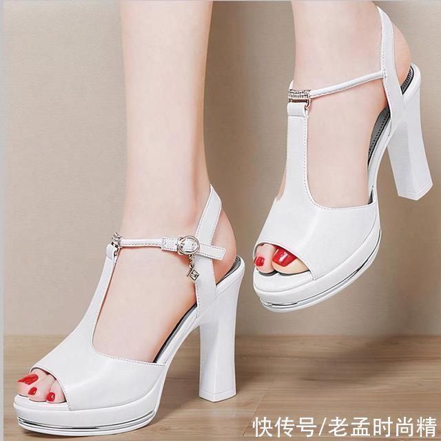 百搭|好穿不累脚的鱼嘴高跟鞋，聪明女人都在穿，时髦又迷人