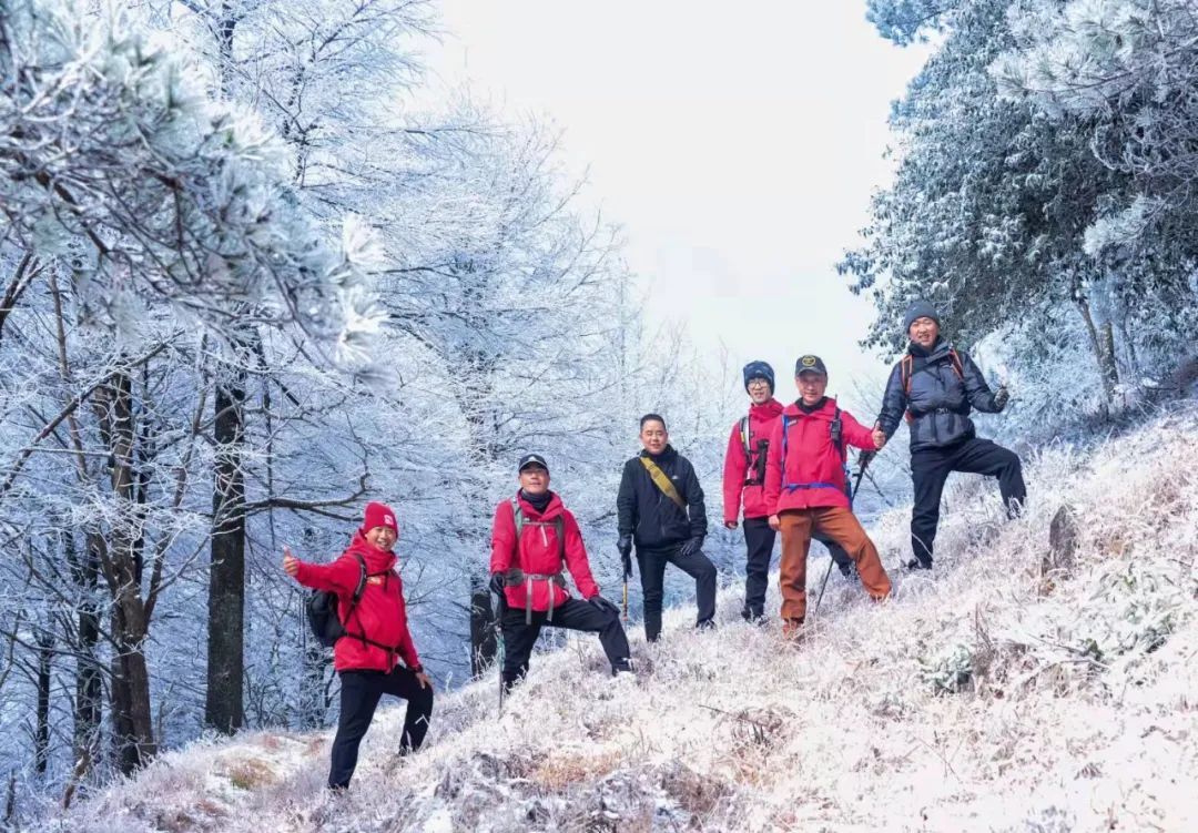 美景|华顶迎今年首场雾凇！天台山美景刷爆朋友圈！