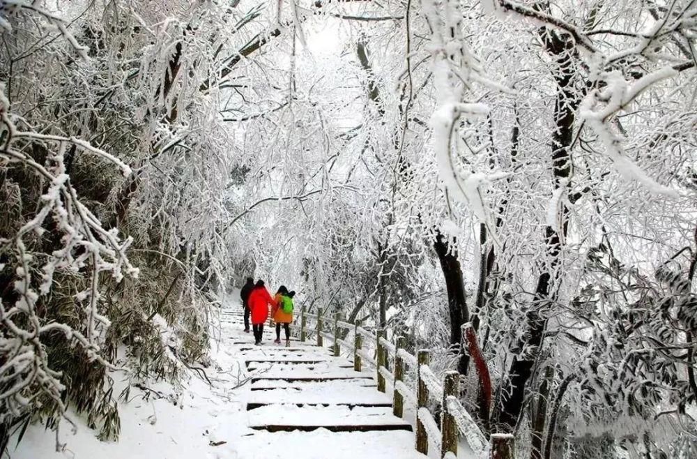 雪景如斯，大美汉江源