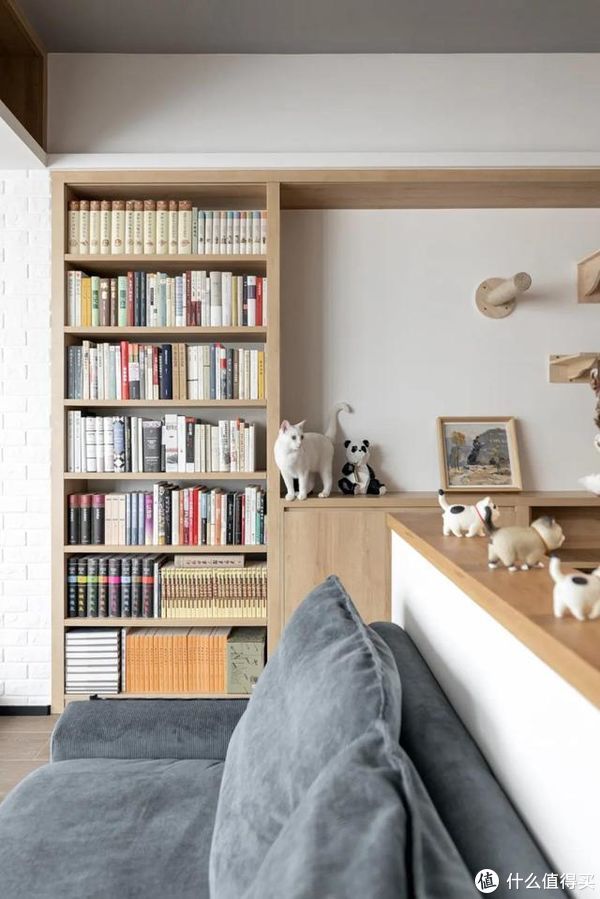 客厅|舍弃客厅,不买茶几!福建90后男主的家,因媲美图书馆而走红网络