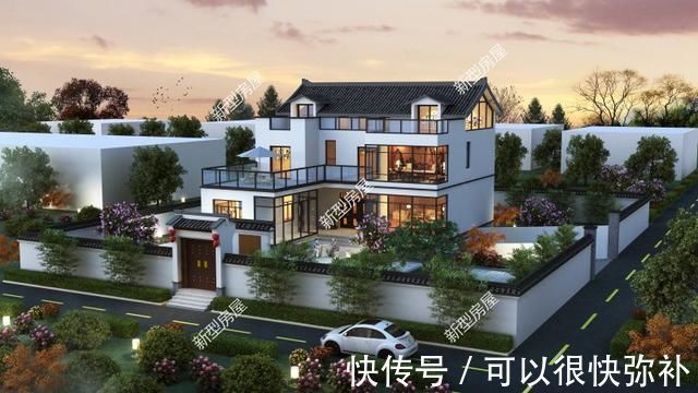 占地面积|10套中式别墅图纸分享,多少人梦寐以求的家,最后两套造价超百万